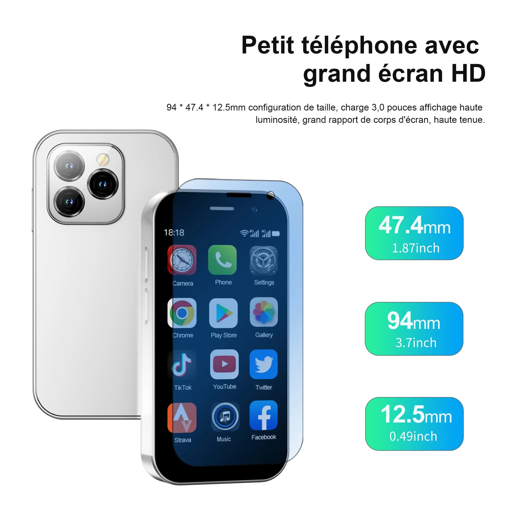 Labey® S3 – Smartphone 4G Ultra-Résistant pour Enfants - Labey